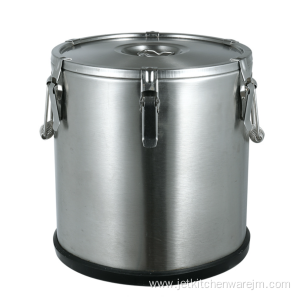 Stainless steel preservation barrel for soup